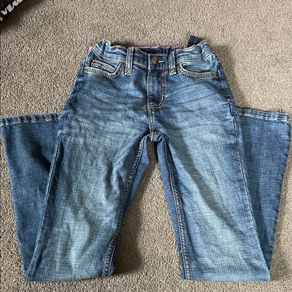 Wrangler Blue Kids Jeans - Classic Denim - Picture 3 of 4